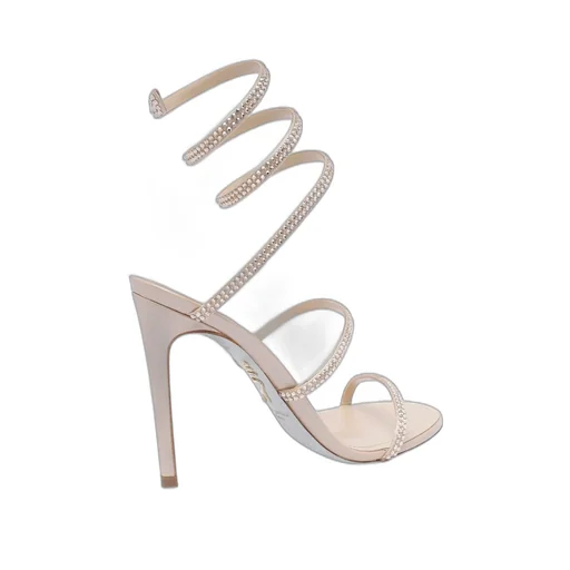 René Caovilla Cleo Embellished Heeled Sandals