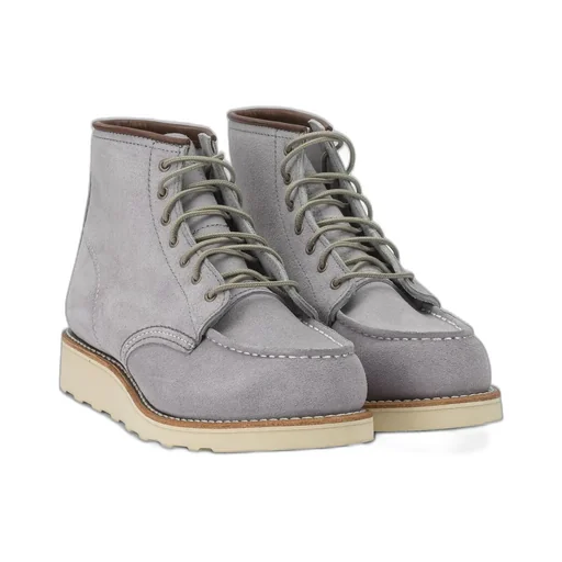 Red Wing Shoes 6 Moc Toe 3300 Lace-Up Ankle Boots