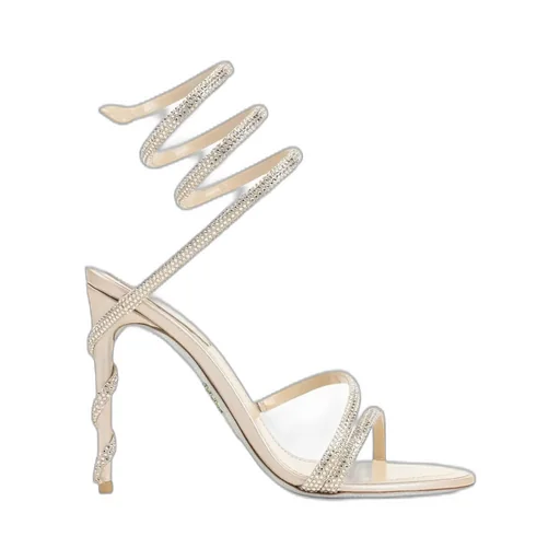 Rene Caovilla Strass Spiral Sandals