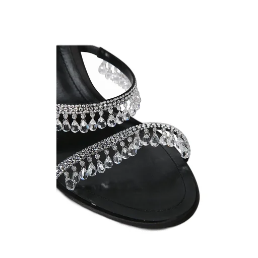 René Caovilla Chandelier Embellished Sandals