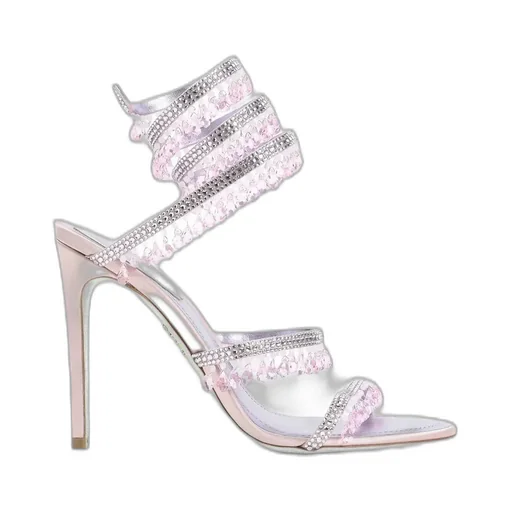 René Caovilla Chandelier Embellished Sandals