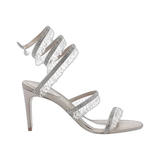 René Caovilla Embellished Heeled Sandals