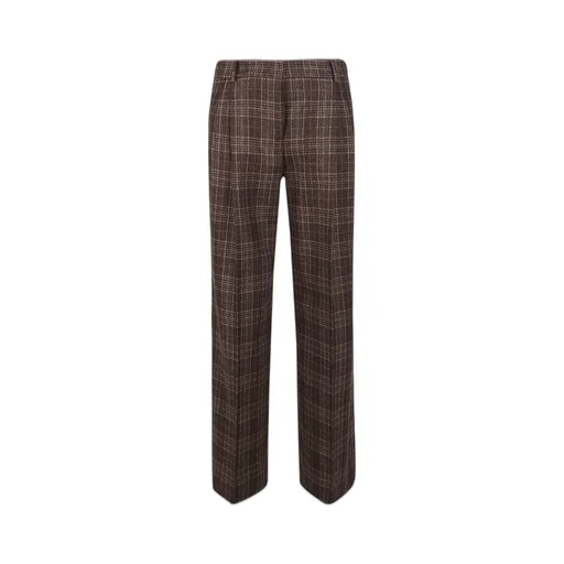 Ql2 Plaid Pattern Pants