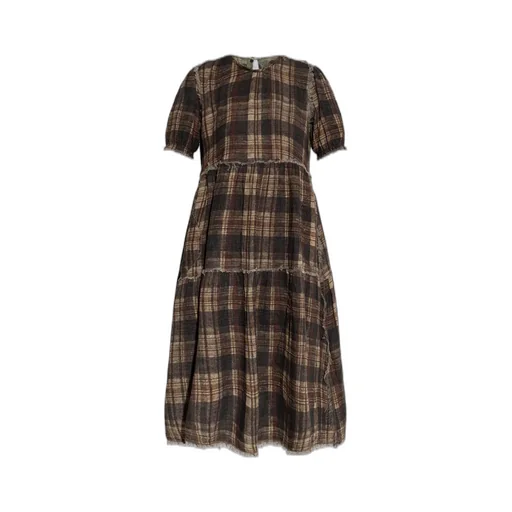 R13 Reversible Shredded Relaxed Midi Dress
