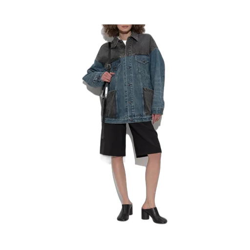 R13 Asymmetric Wrap Front Shorts