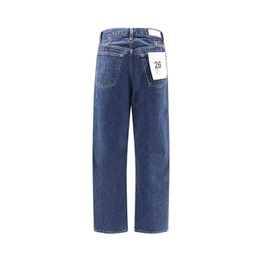 Re/Done Mid Rise Straight-Leg Jeans
