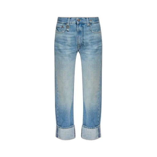 R13 Turn-Up Brim Jeans