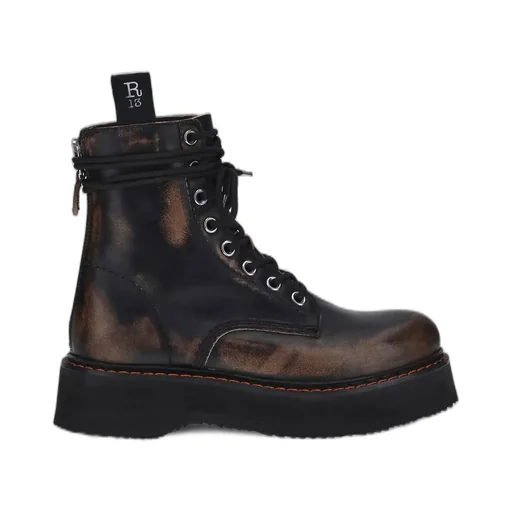 R13 Single Stack Lace-Up Boots