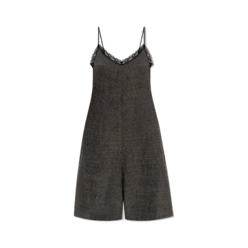 R13 Lace-Detailed Strappy Jumpsuit
