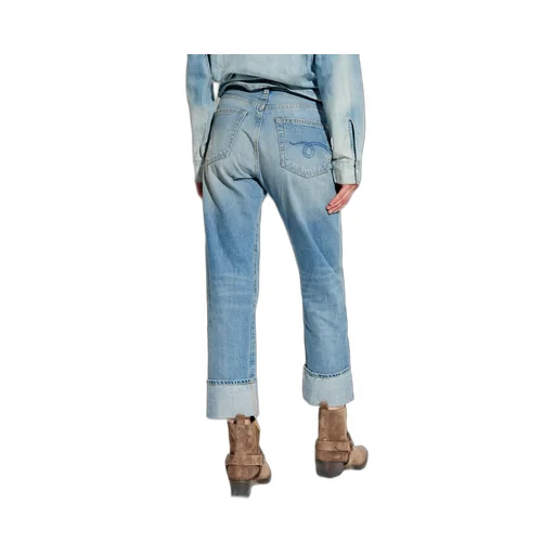 R13 Turn-Up Brim Jeans
