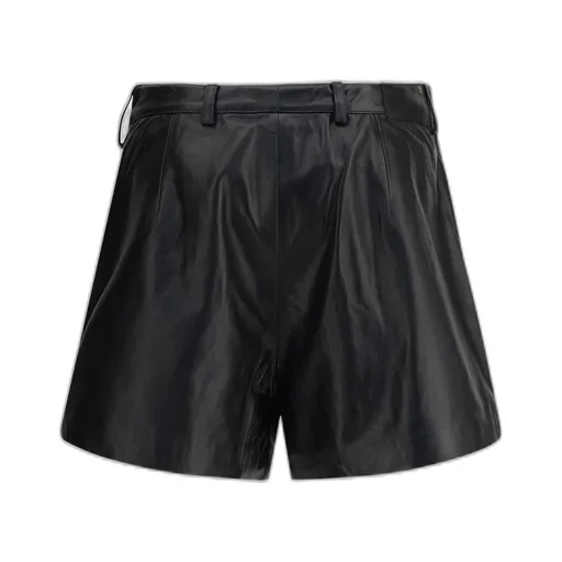 R13 Leather Shorts