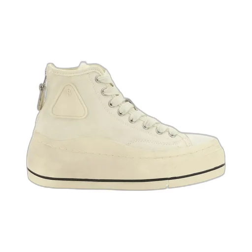 R13 High-Top Lace-Up Platform Sneakers