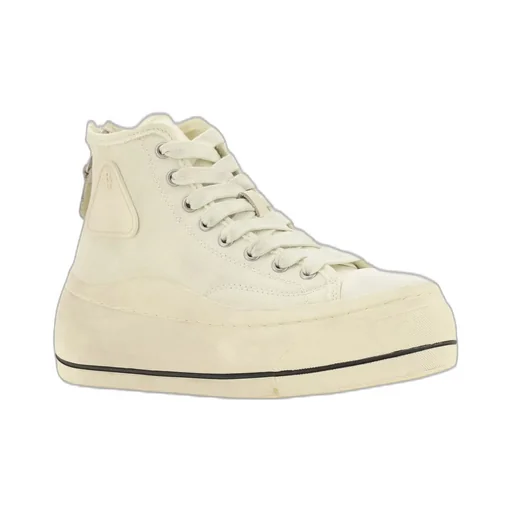 R13 High-Top Lace-Up Platform Sneakers