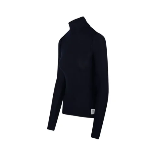 Re Code Raw Edge Long Sleeve Knitwear