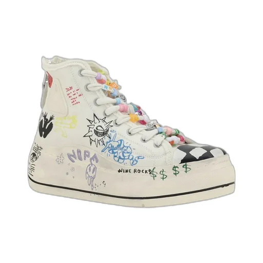 R13 Kurt Printed High Top Sneakers