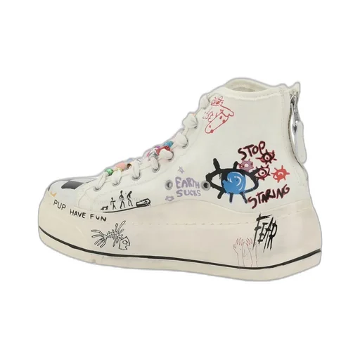 R13 Kurt Printed High Top Sneakers