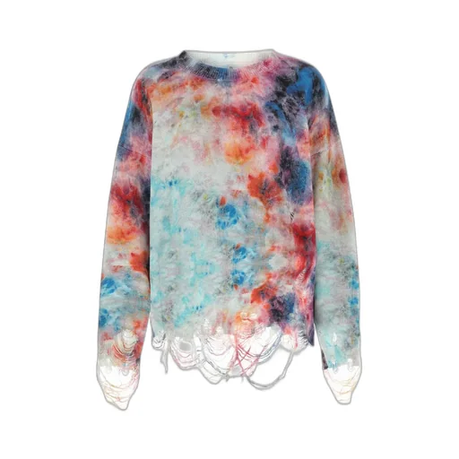 R13 Destroyed Oversized Pullover