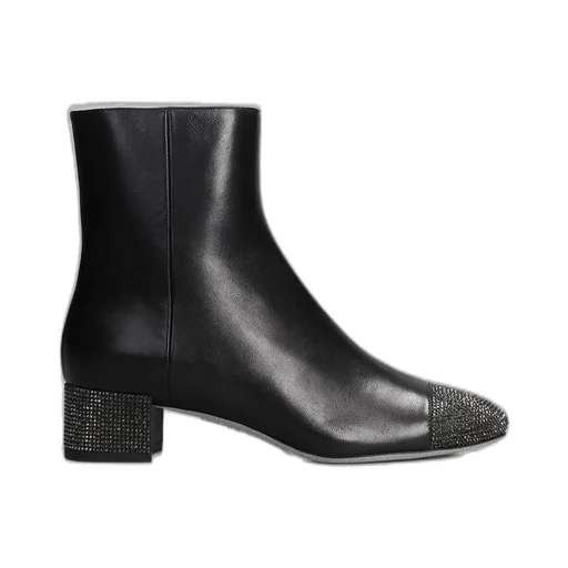 René Caovilla Bonnie Low Heeled Ankle Boots