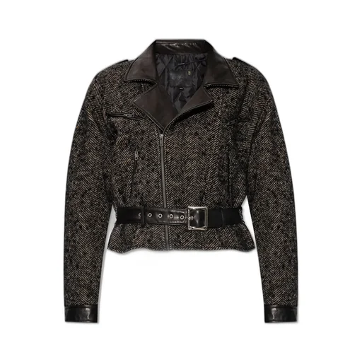 R13 Herringbone Belted Jacket