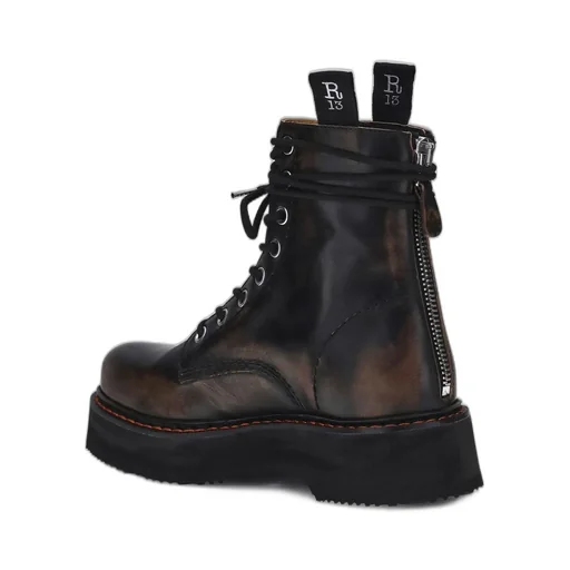 R13 Single Stack Lace-Up Boots