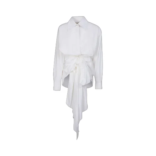 Quira Oversize Shirt With Draped Front