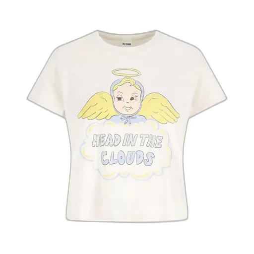 Re/Done 50S Boxy T-Shirt Clouds