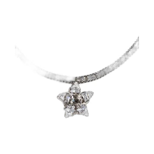 Rada Rhinestone Star Pendant Necklace