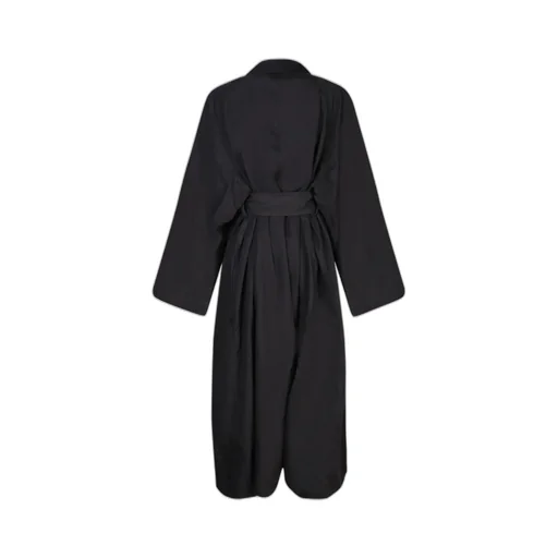 Quira Oversized Belted Coat With Pockets