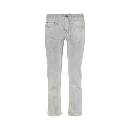 R13 Logo Tag Low-Rise Jeans