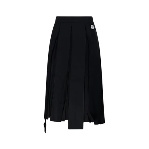 Re Code Unbalanced Pleated Skirt