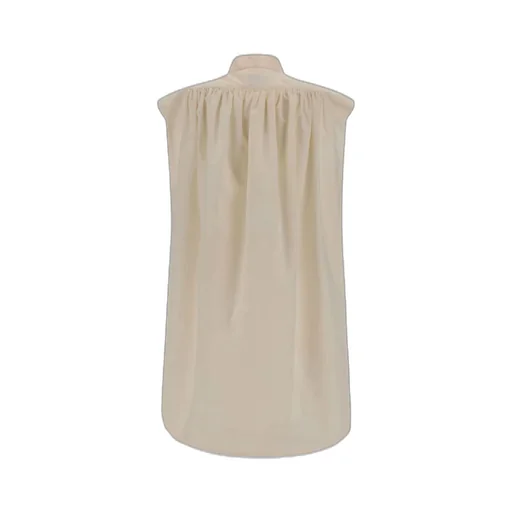 Quira Mandarin Collar Sleeveless Top