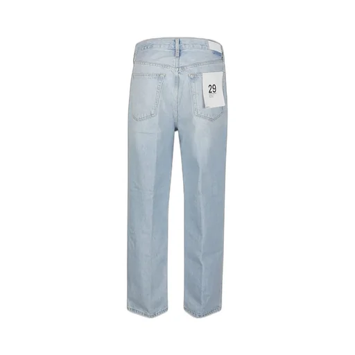 Re/Done Straight-Leg Distressed Jeans