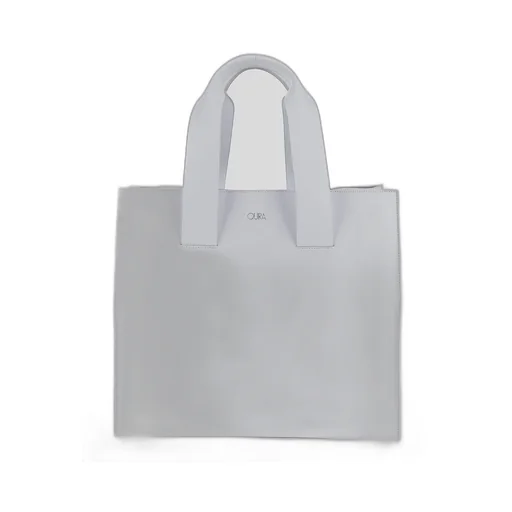 Quira Logo Printed Top Handle Bag