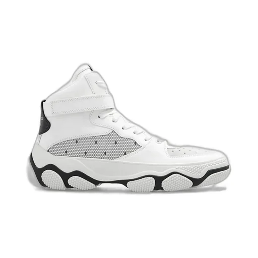 Redvalentino Lace Panelled High-Top Sneakers