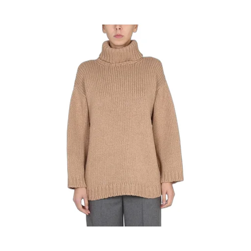 Redvalentino High-Neck Ribbon Jumper