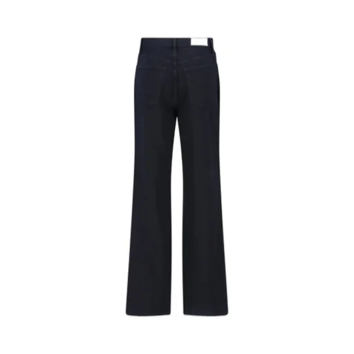 Re/Done Logo Patch Wide-Leg Jeans