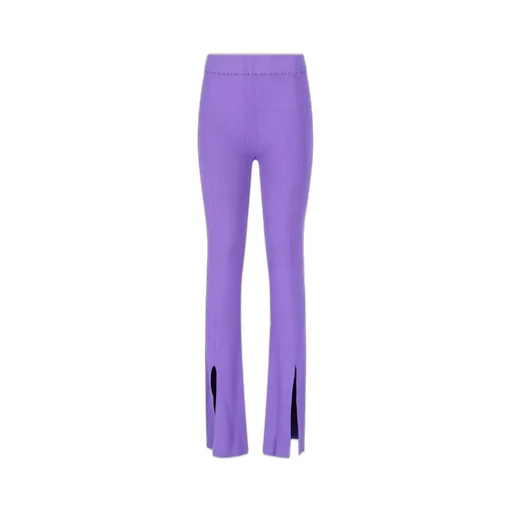 Remain Birger Christense Slit-Cuff Knitted Stretched Trousers