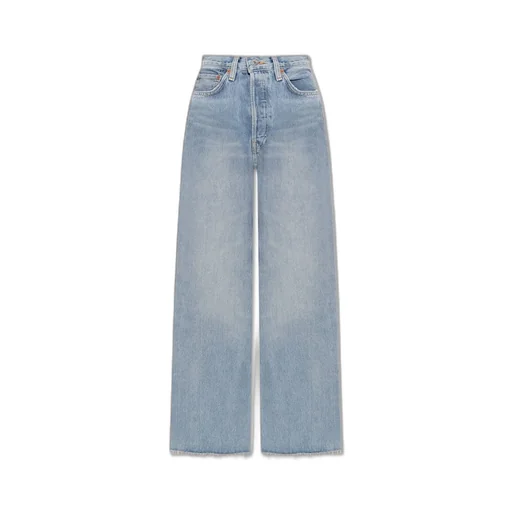 Re/Done High-Rise Wide Leg Jeans
