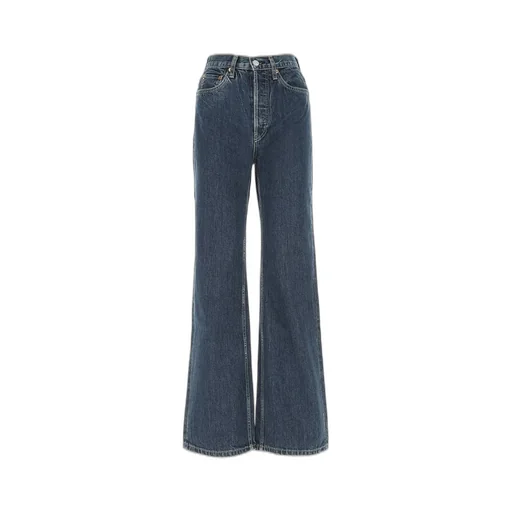 Re/Done High-Rise Wide-Leg Jeans