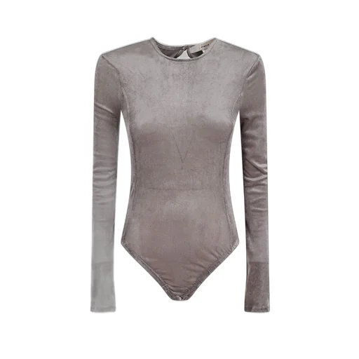 Remain Birger Christensen Velvet Mesh Bodysuit
