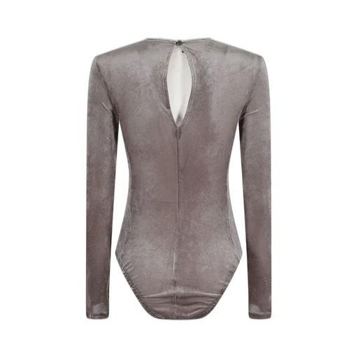 Remain Birger Christensen Velvet Mesh Bodysuit