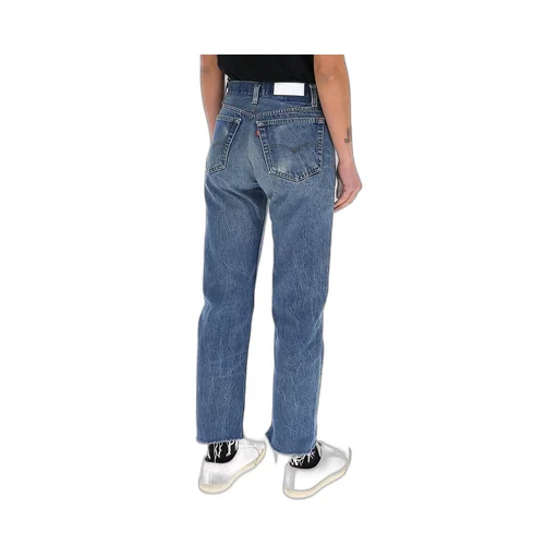 Re/Done Faded Boyfriend Denim Jeans