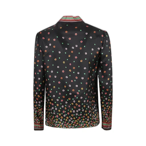Red Valentino Floral Printed Long-Sleeved Top