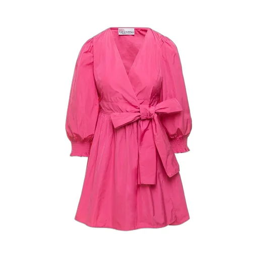 Redvalentino V-Neck Long-Sleeved Dress