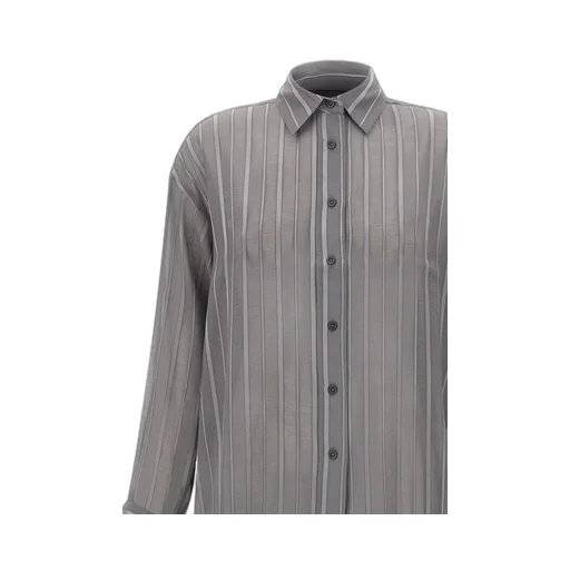 Remain Birger Christensen Sheer Stripe Blouse