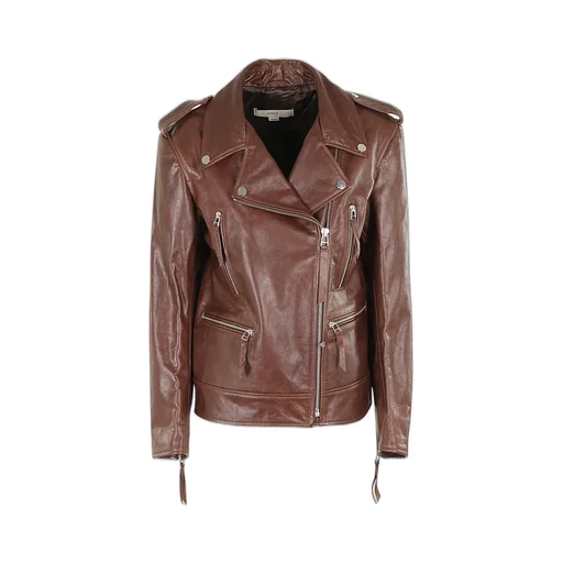 Remain Birger Christensen Zip-Up Biker Jacket