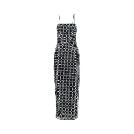 Rotate Bead Embellished Slip Maxi Dress