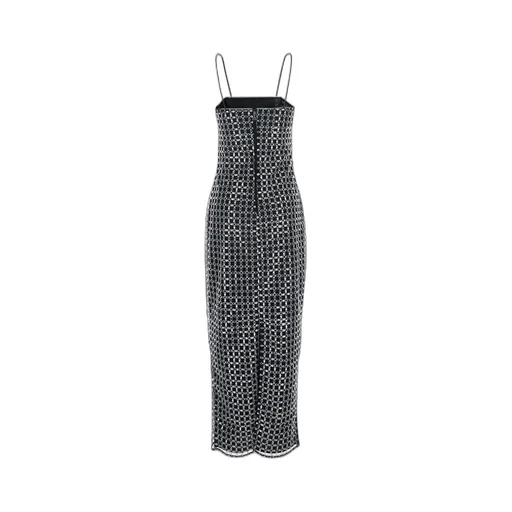 Rotate Bead Embellished Slip Maxi Dress