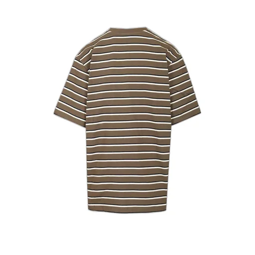 Rotate Striped Jersey Oversized T-Shirt