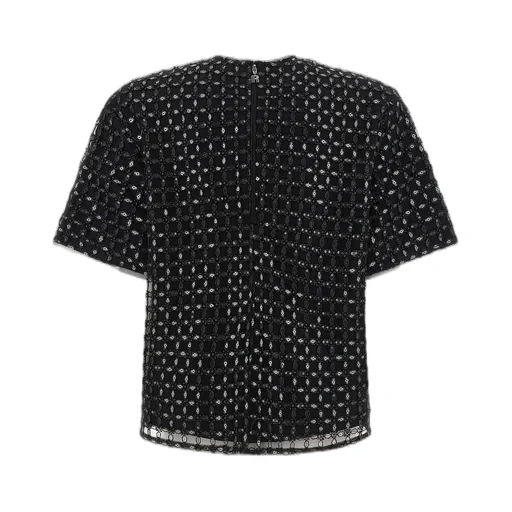 Rotate Beaded Oversized Top